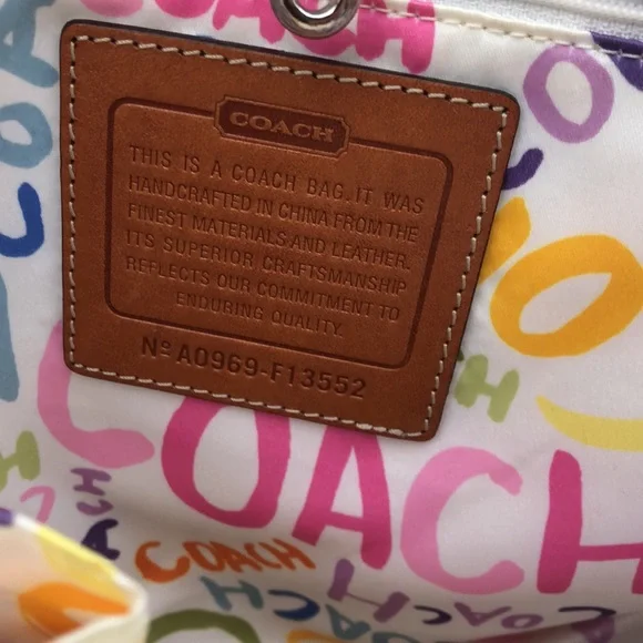 Coach Hampton Pastel Tote Bag # A0969-F13552 - Picture 5 of 8